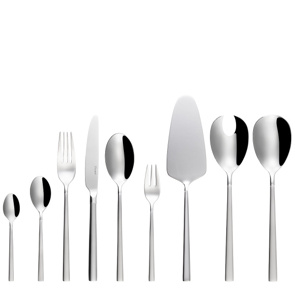 Cutlery set 39 pcs – Portofino, partially satin finish