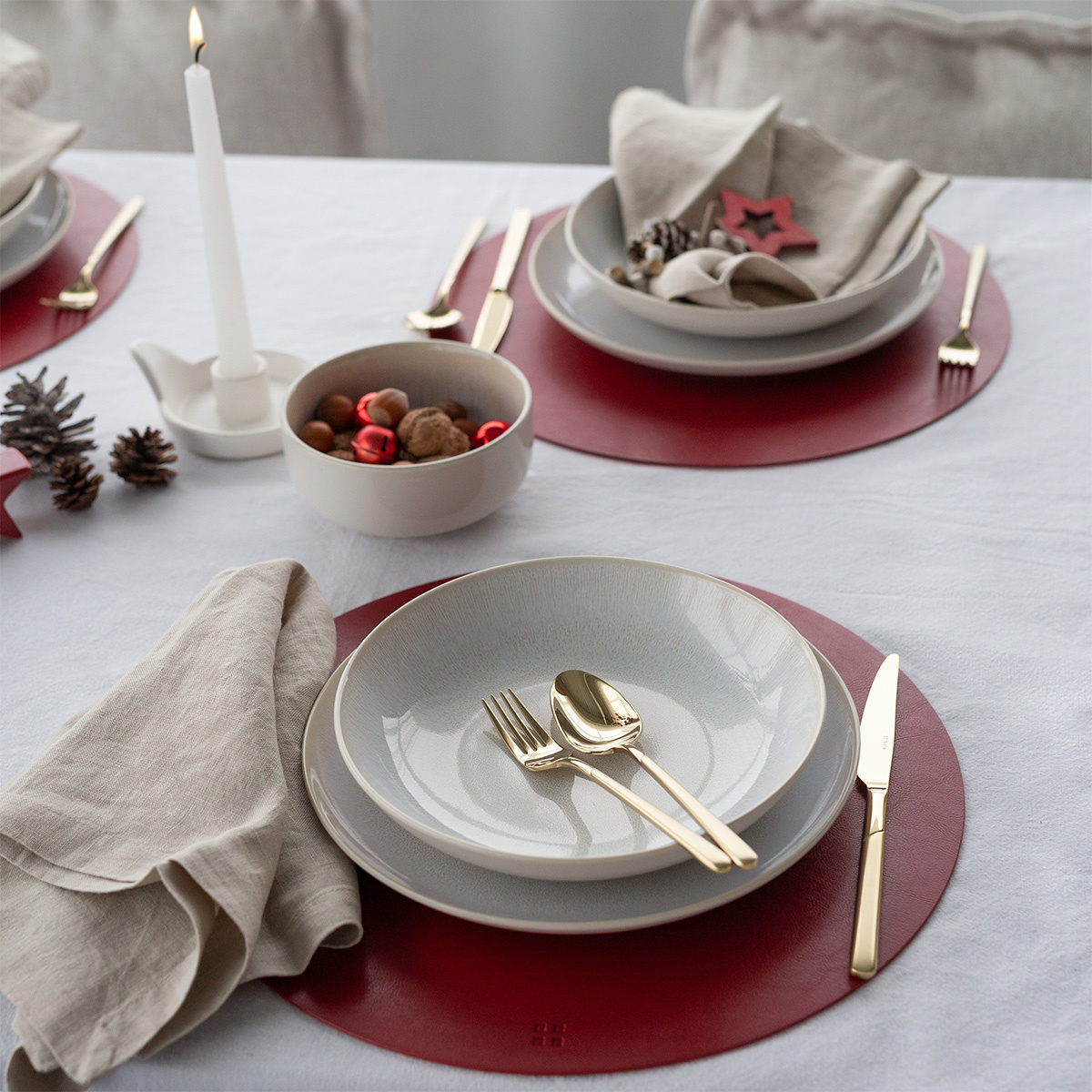 Bordeaux placemat ø 38 cm – Elements Ambiente