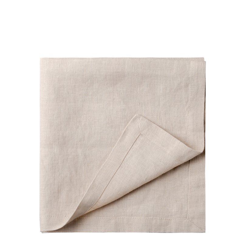Tovaglioli in lino color gesso 50 x 50 cm 2 pz - Gaya Ambiente