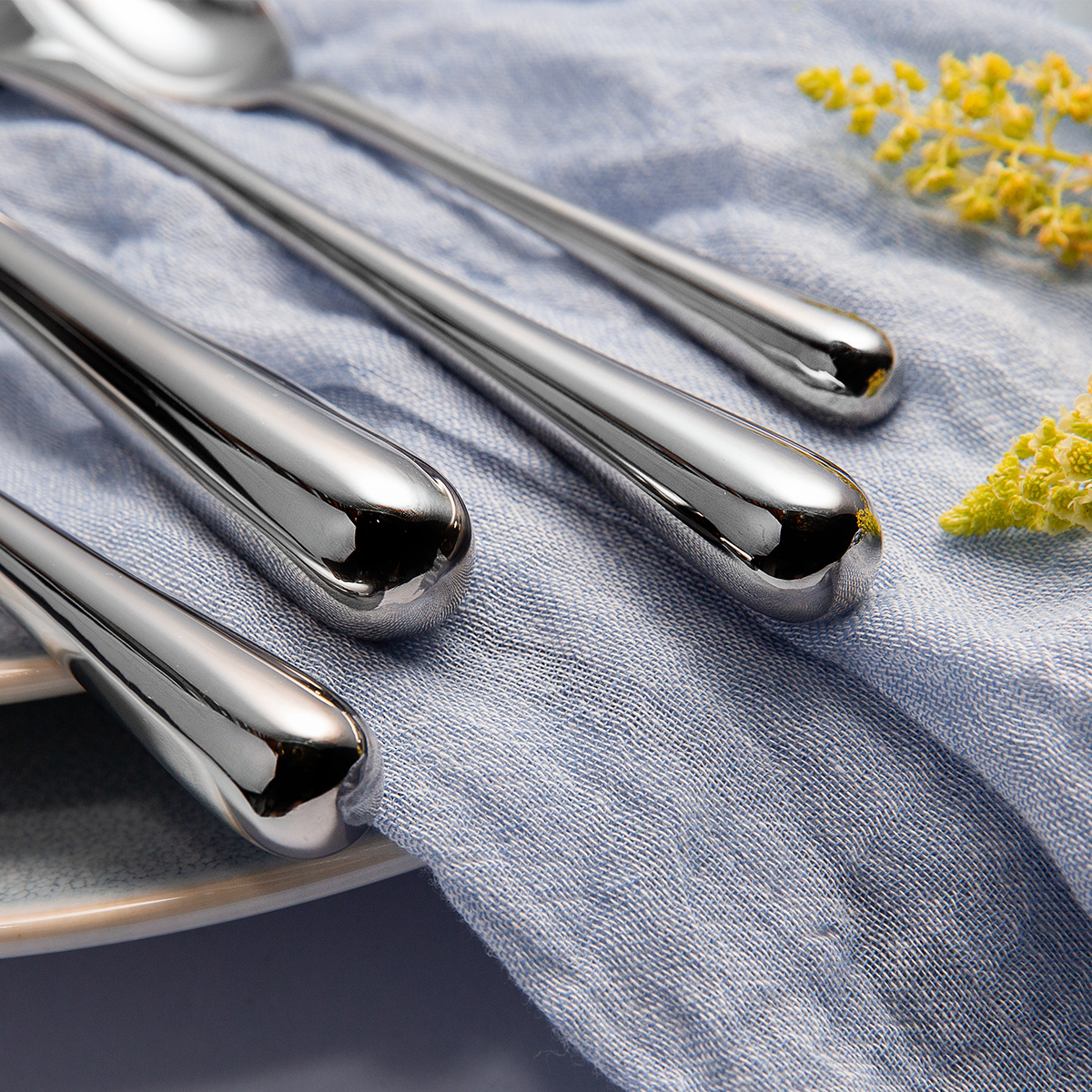 Cutlery set 24 pcs Moscow | Sola Platinum