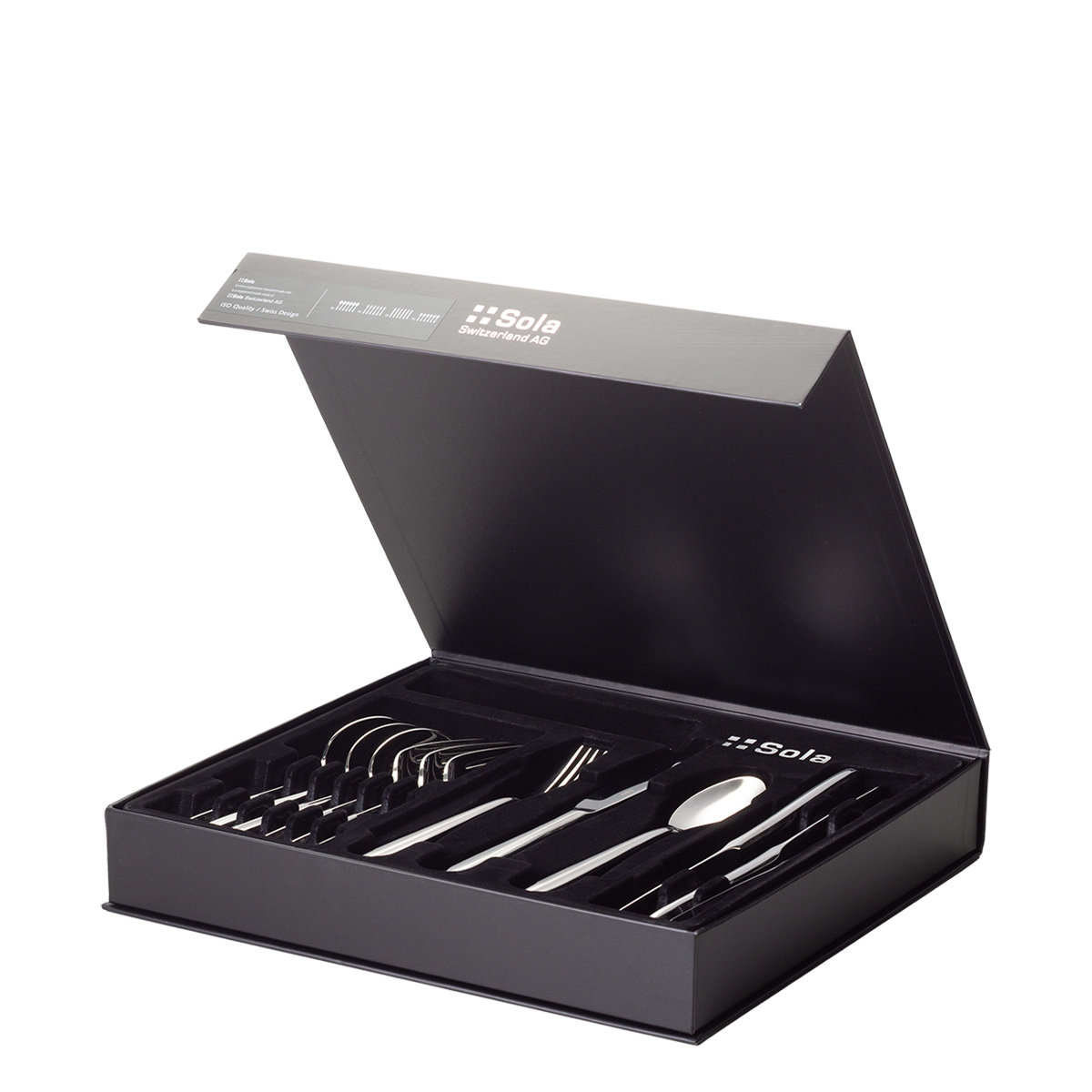 Cutlery set 16 pcs - Montevideo glossy in magnetic box