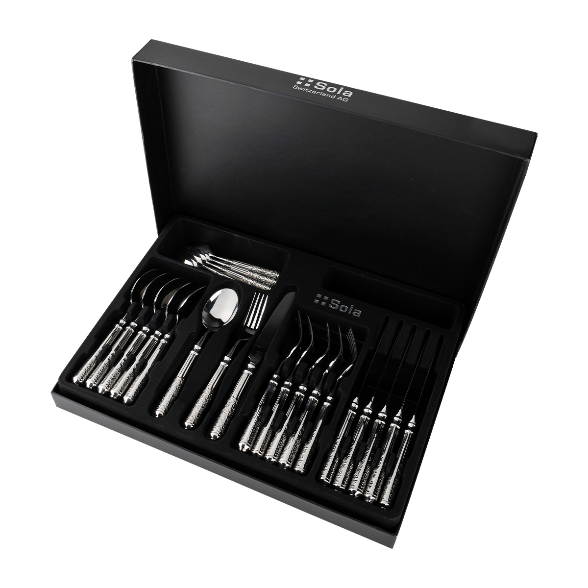 Set posate 24 pezzi Rhombe | Sola