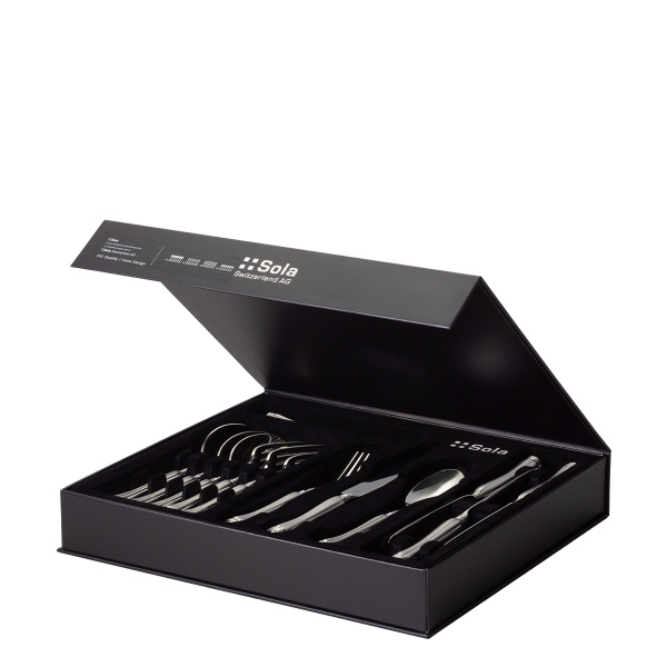 Cutlery set 16 pcs | Kreta Quarz Platinum Line