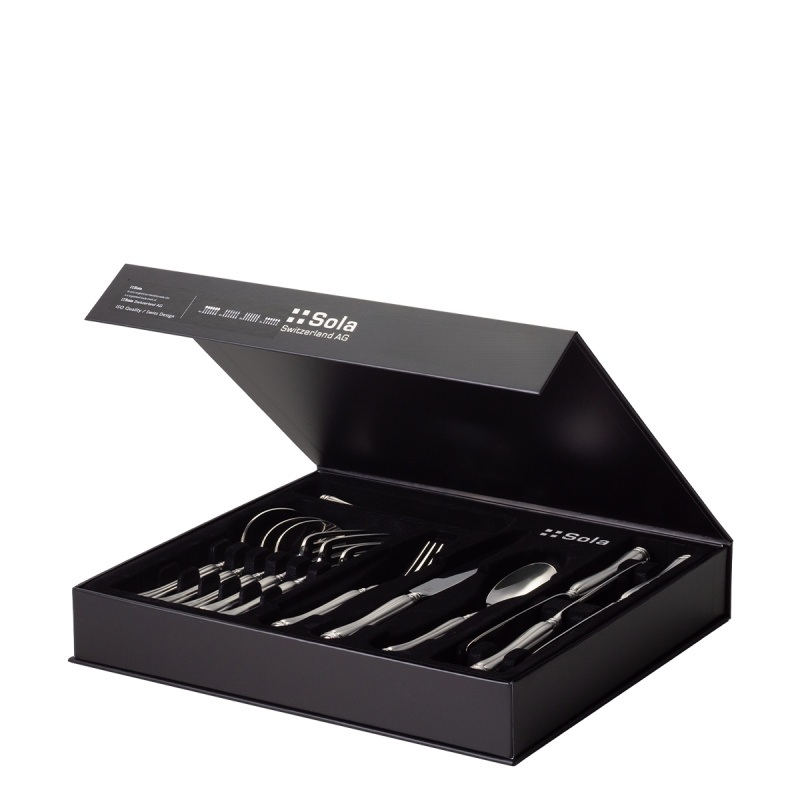Cutlery set 16 pcs | Kreta Quarz Platinum Line