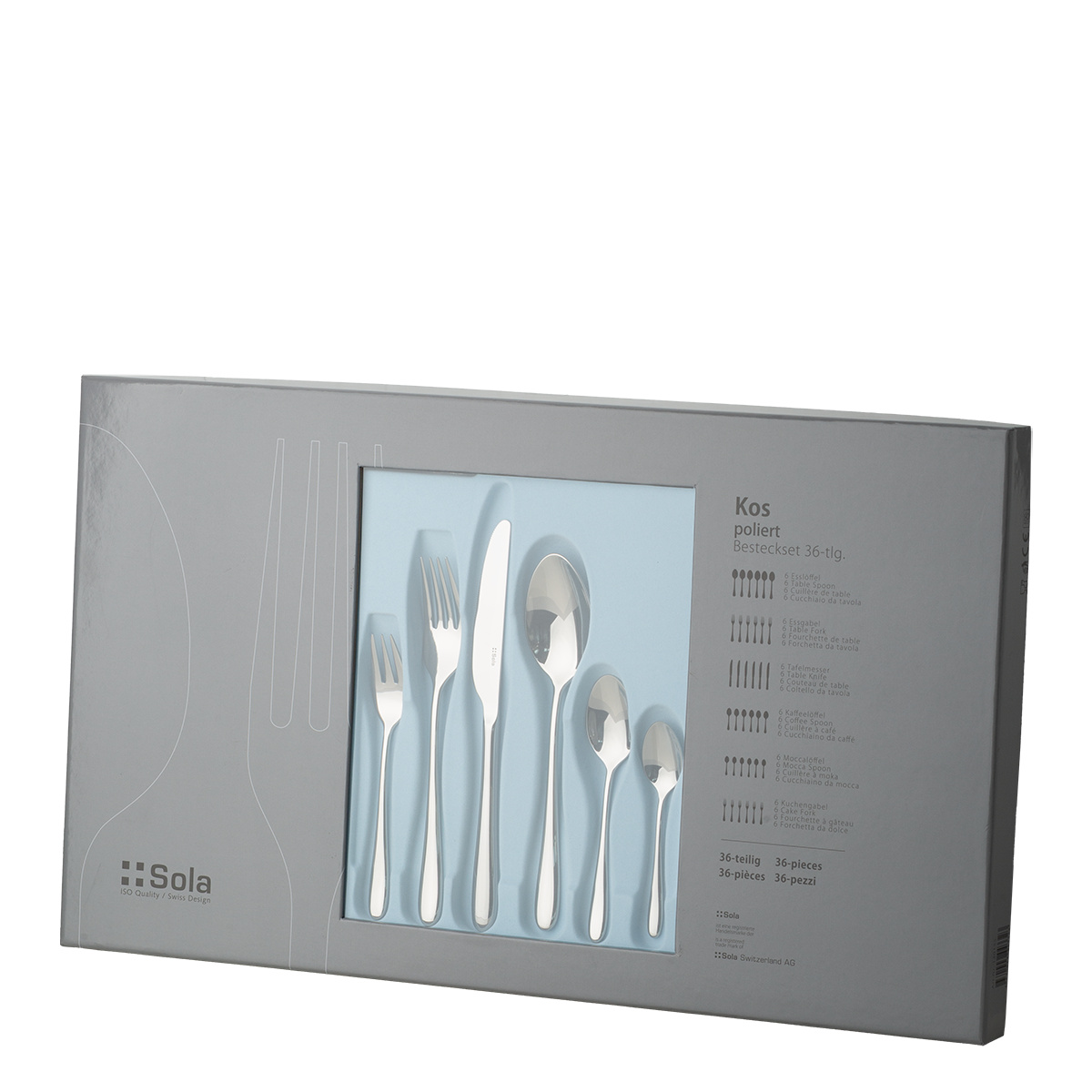 Cutlery set 36 pcs — Kos