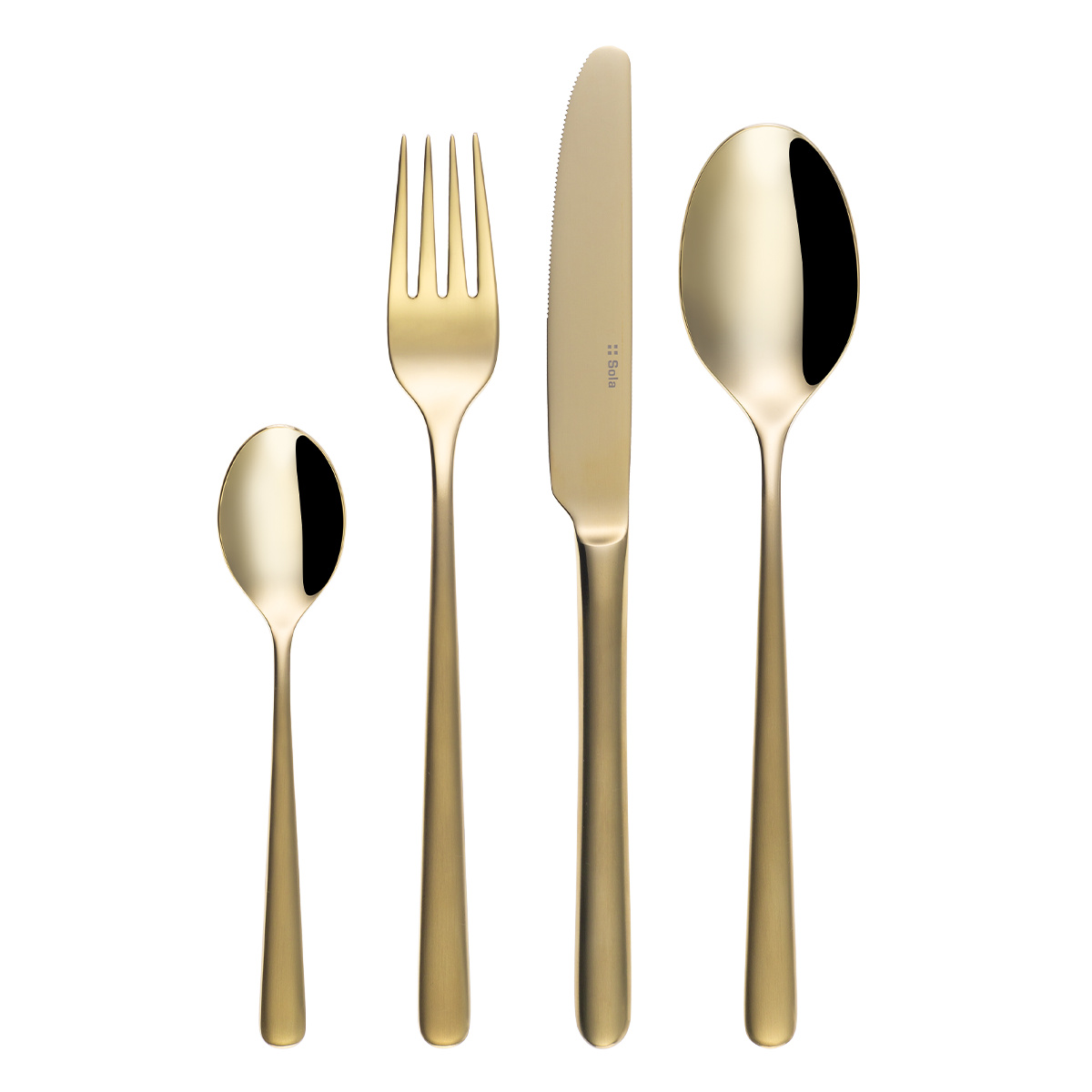 Cutlery set 16 pcs Joy champagne | Sola