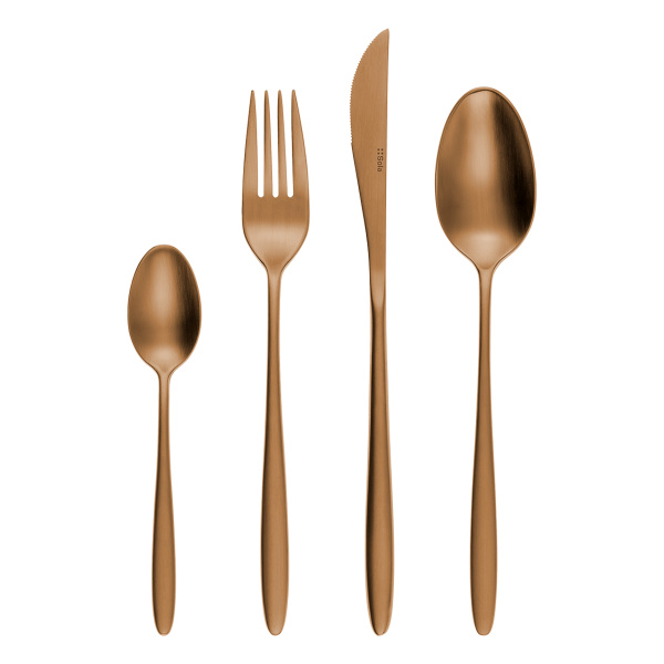 Cutlery set 16 pcs Vivo rose gold | Sola
