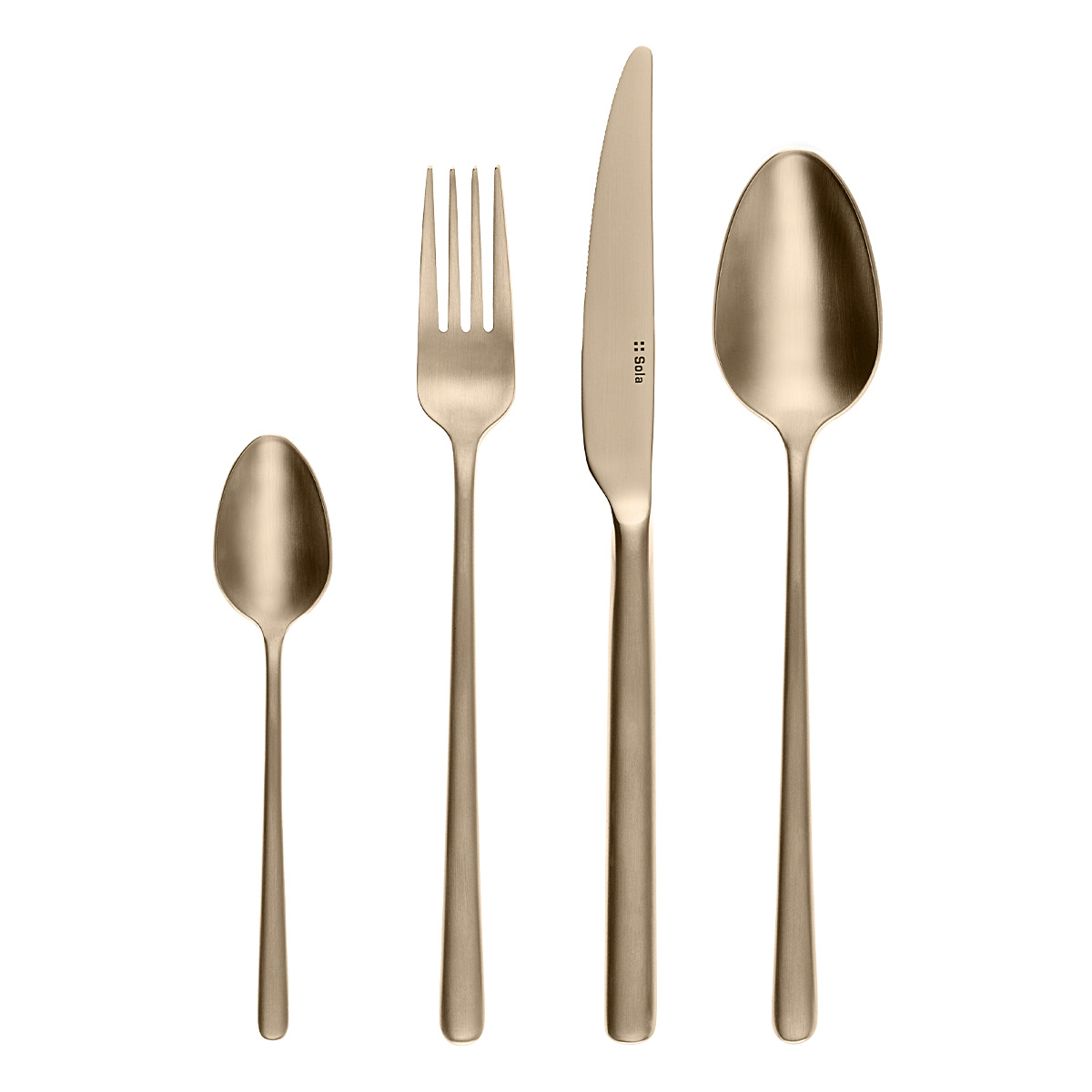 Set posate 16 pezzi Calgary champagne | Sola