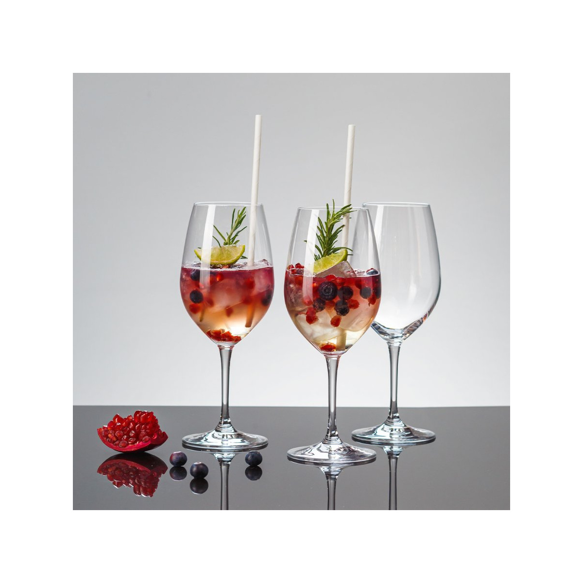 Red wine glasses 650 ml set of 4 - Benu Glas Lunasol META Glass