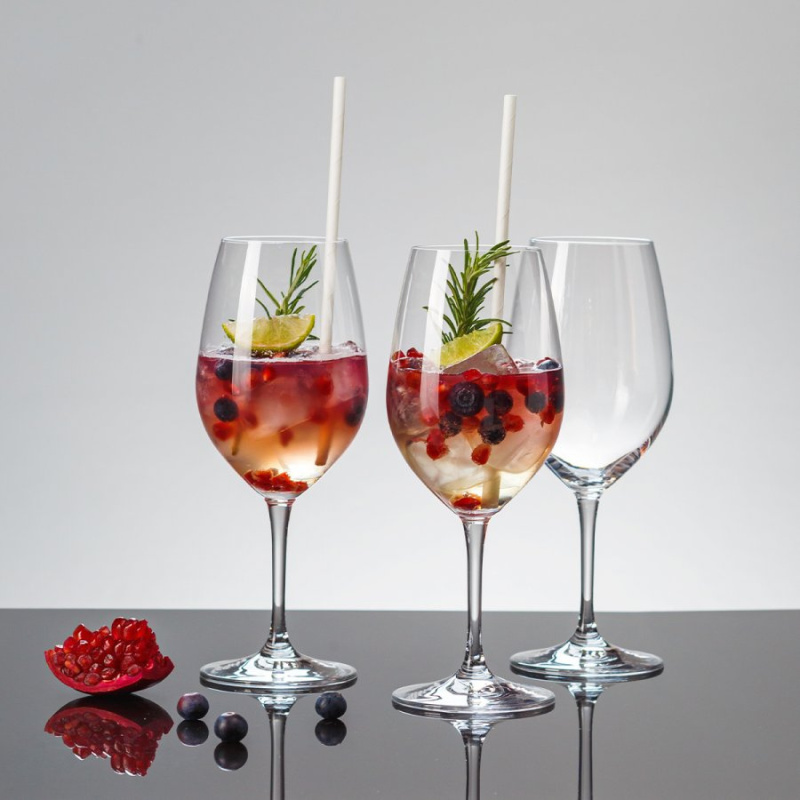 Red wine glasses 650 ml set of 4 - Benu Glas Lunasol META Glass