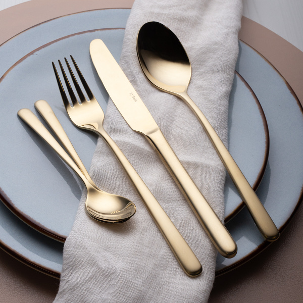 Set posate 16 pezzi Joy champagne | Sola
