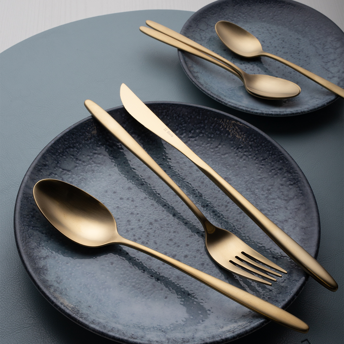 Cutlery set 16 pcs Vivo champagne | Sola