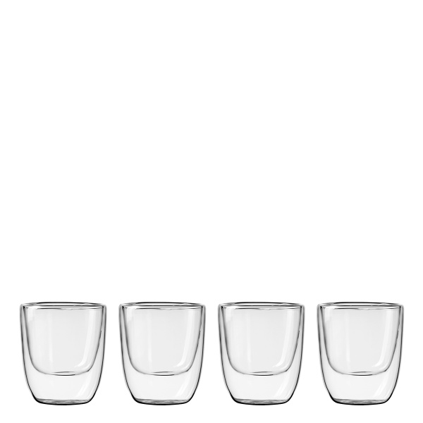 Bicchiere BASIC Glas Double Wall 250 ml - set da 4 pezzi