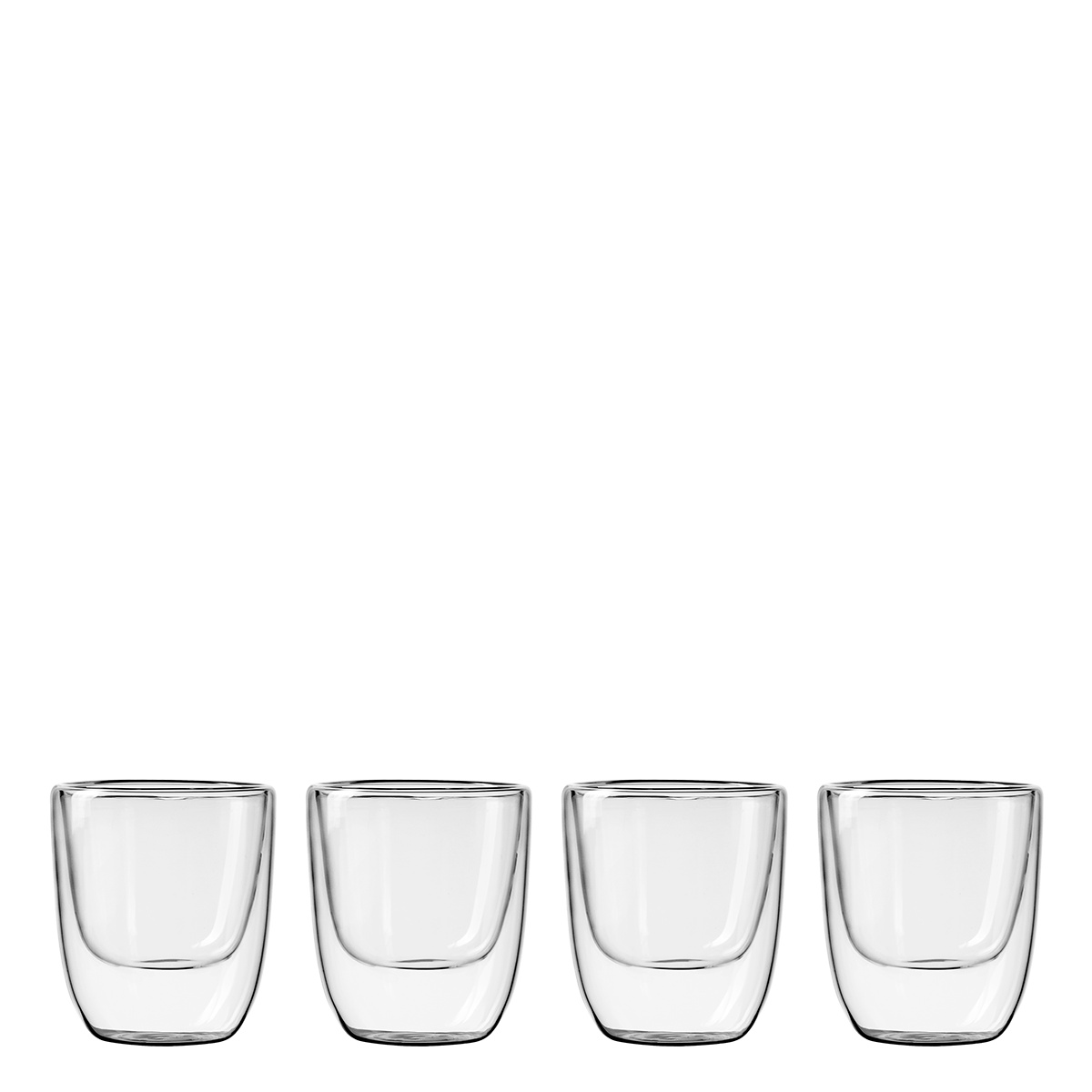 Glas BASIC Glas Double Wall 250 ml - 4er-Set