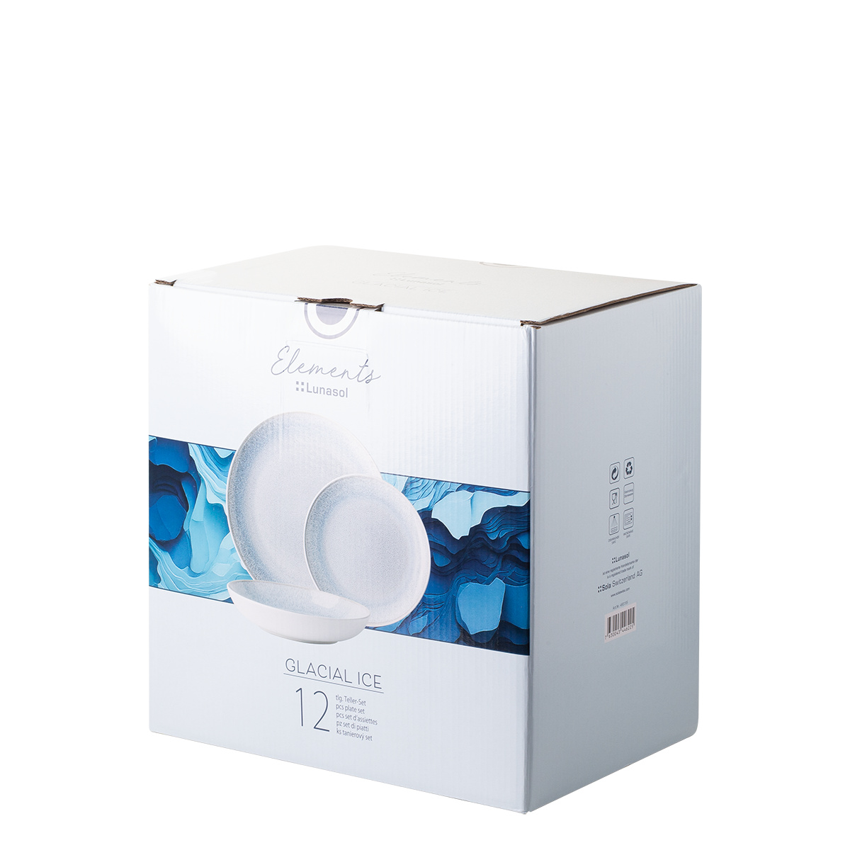 Tellerset 12-tlg. | Elements Glacial Ice