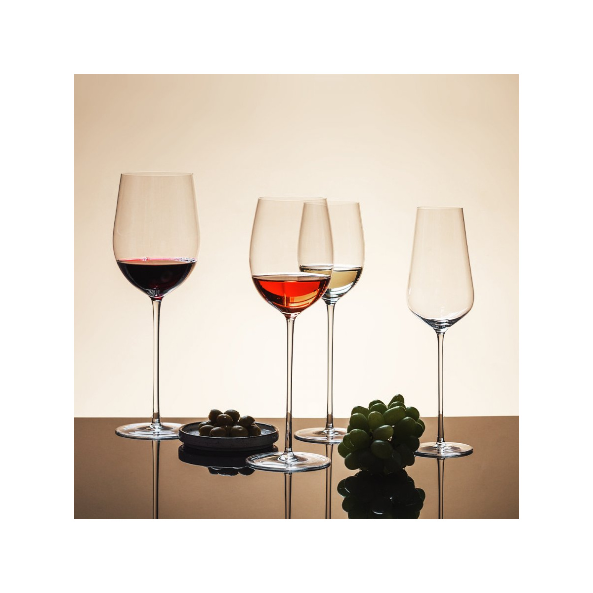 Calici da vino rosso 650 ml set 2 pz - FLOW Glas Platinum Line