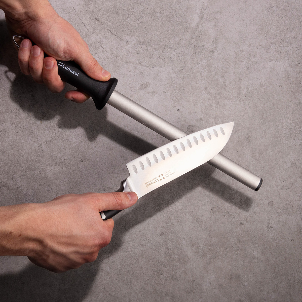 Acciaino diamantato 25,5 cm | Lunasol Culina