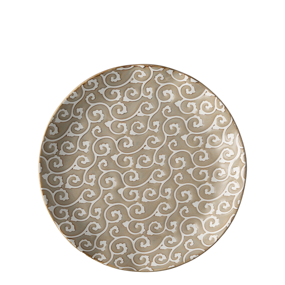 Piatto piano Wavy 25 cm | Levante Pearl