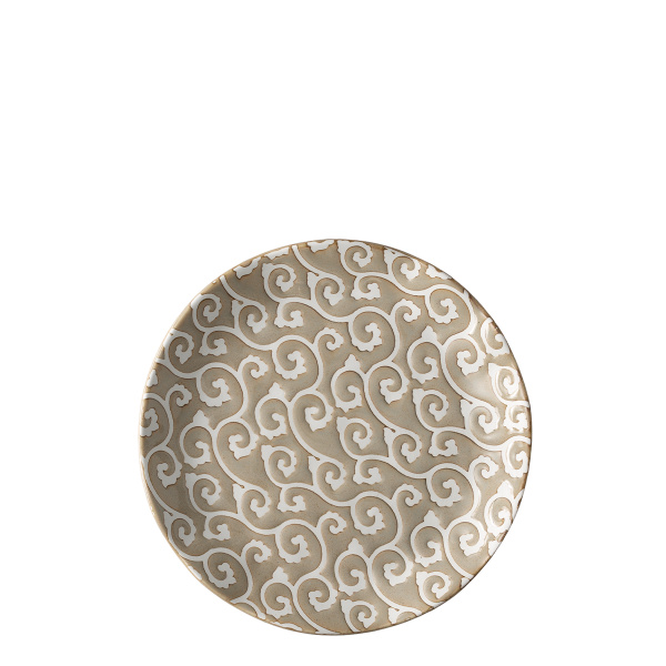 Piatto piano Wavy 20,5 cm | Levante Pearl