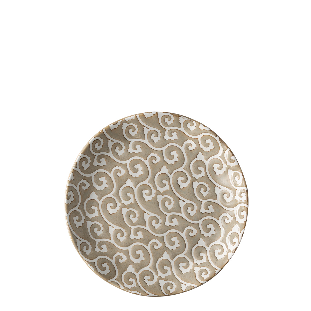 Piatto piano Wavy 20,5 cm | Levante Pearl