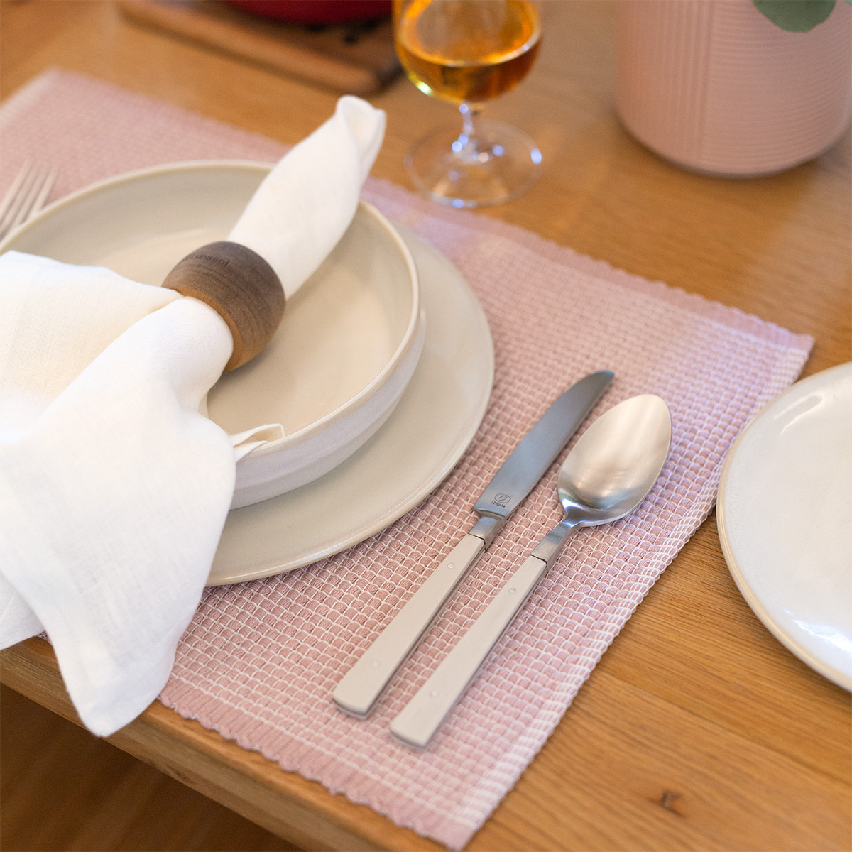 Antique pink placemat 33 x 49 cm – Elements Ambiente