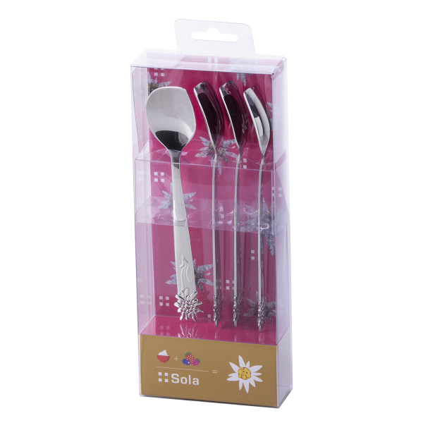 Yogurt spoon set 4 pcs – Edelweiss