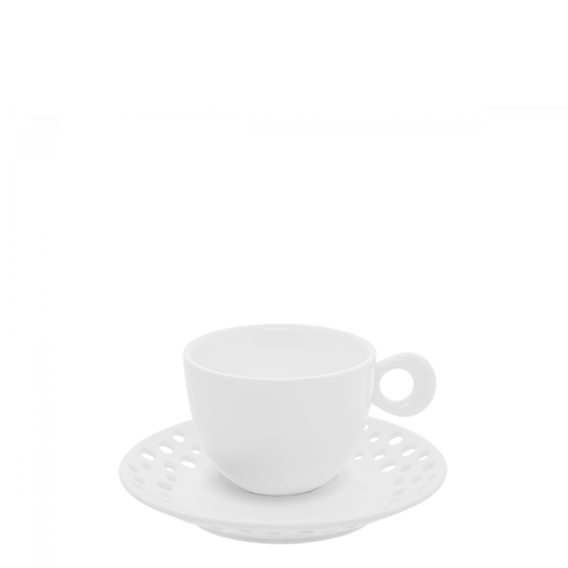 Mocca saucer perforated ø 12,5 cm — Flow Lunasol