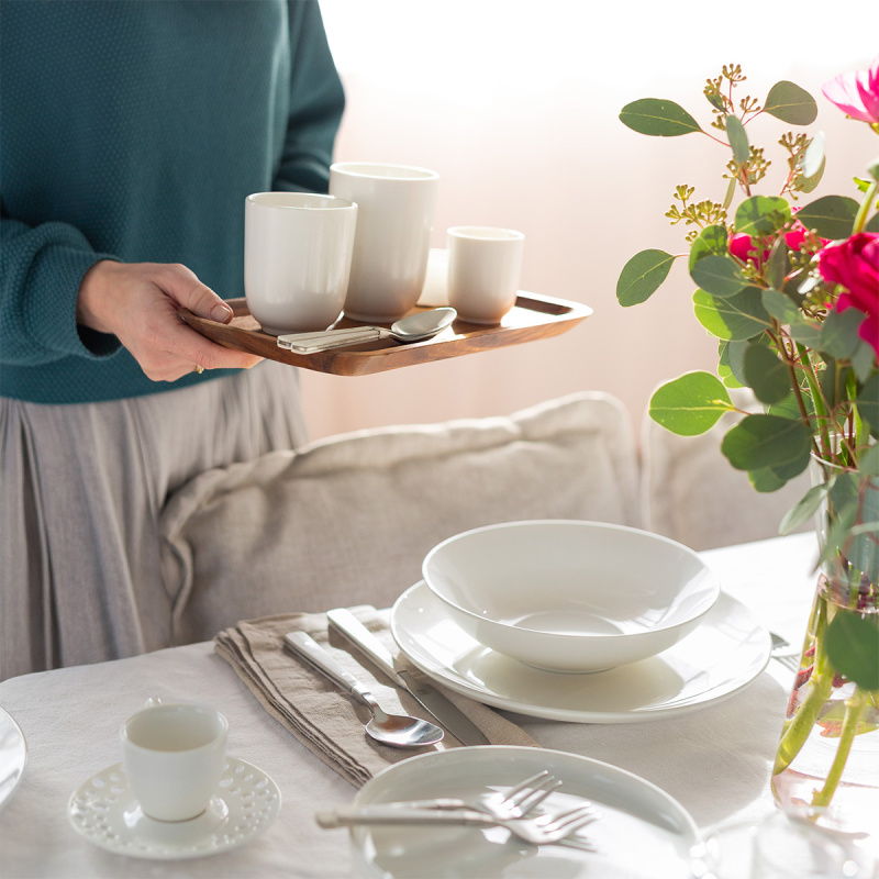 Deep plate Coupe white 19,5 cm – Flow