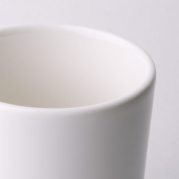 Cup without handle white 80 ml - Gaya RGB