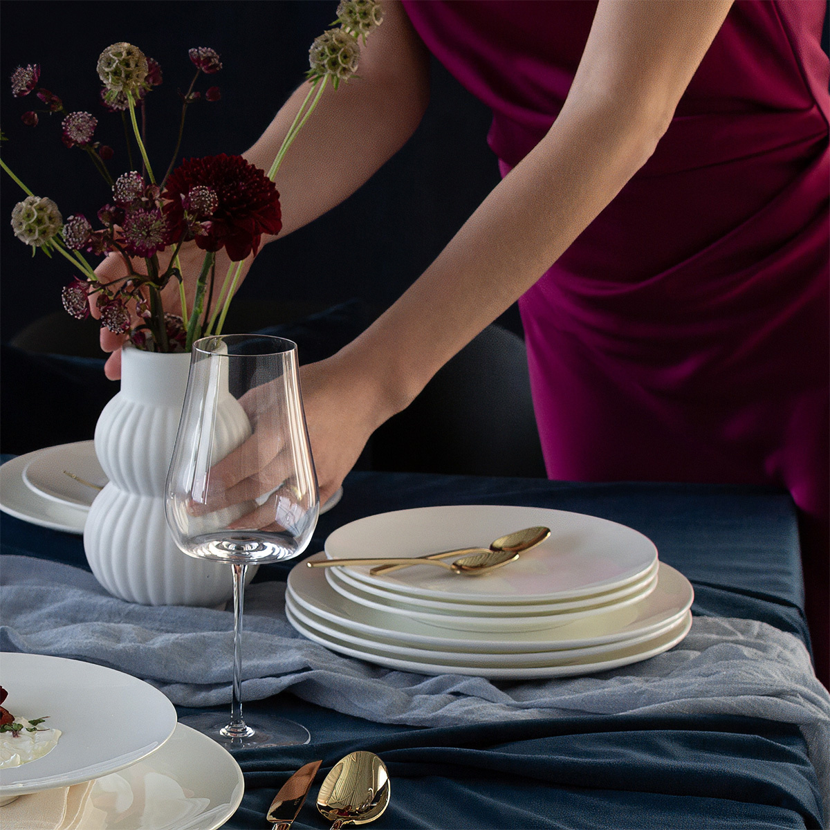 Dessertteller 20,5 cm - Premium Platinum Line