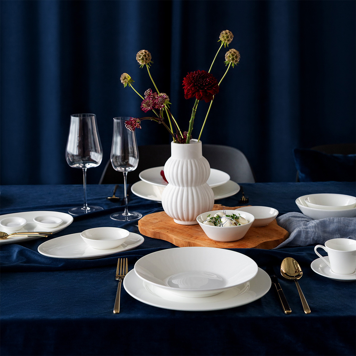 Porcelain set 19 pcs – Premium Platinum Line
