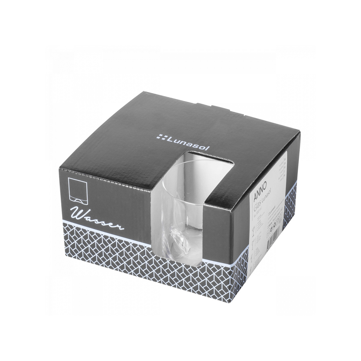 Bicchieri Tumbler 300 ml set 4 pz - Anno Glas Lunasol META Glass