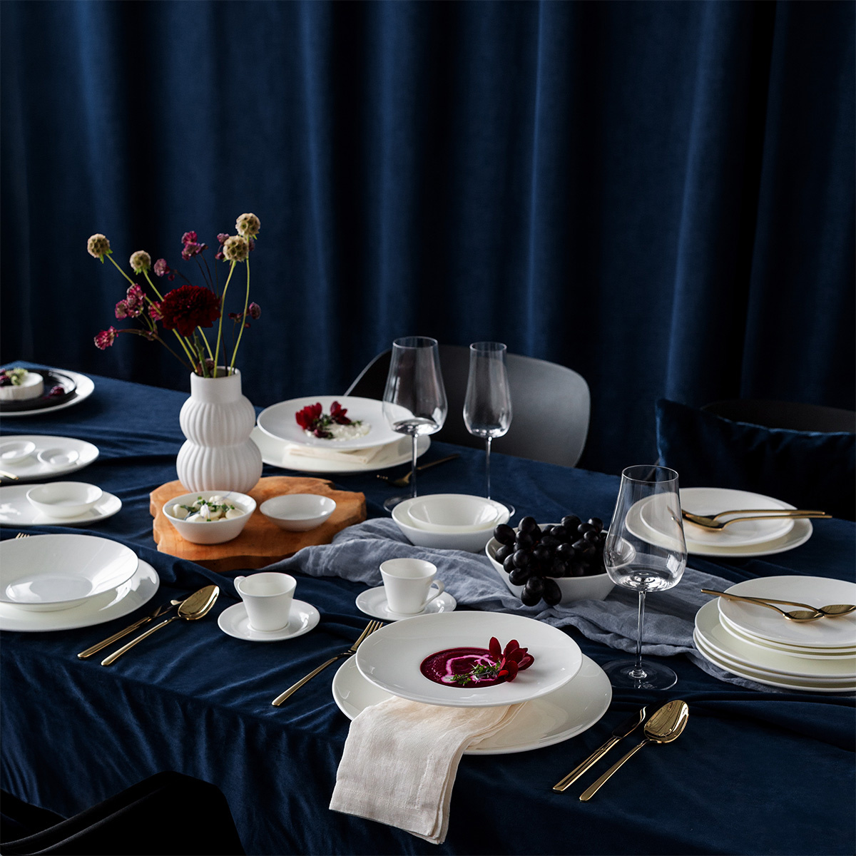 Deep plate gourmet 23,5 cm - Premium Platinum Line