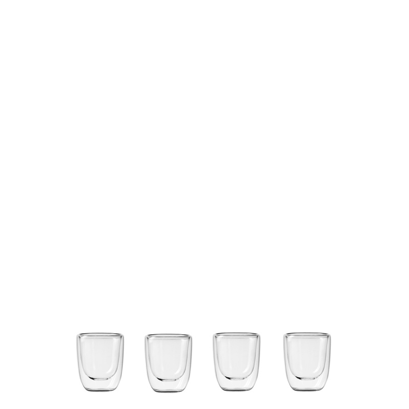 Bicchiere BASIC Glas Double Wall 70 ml - set da 4