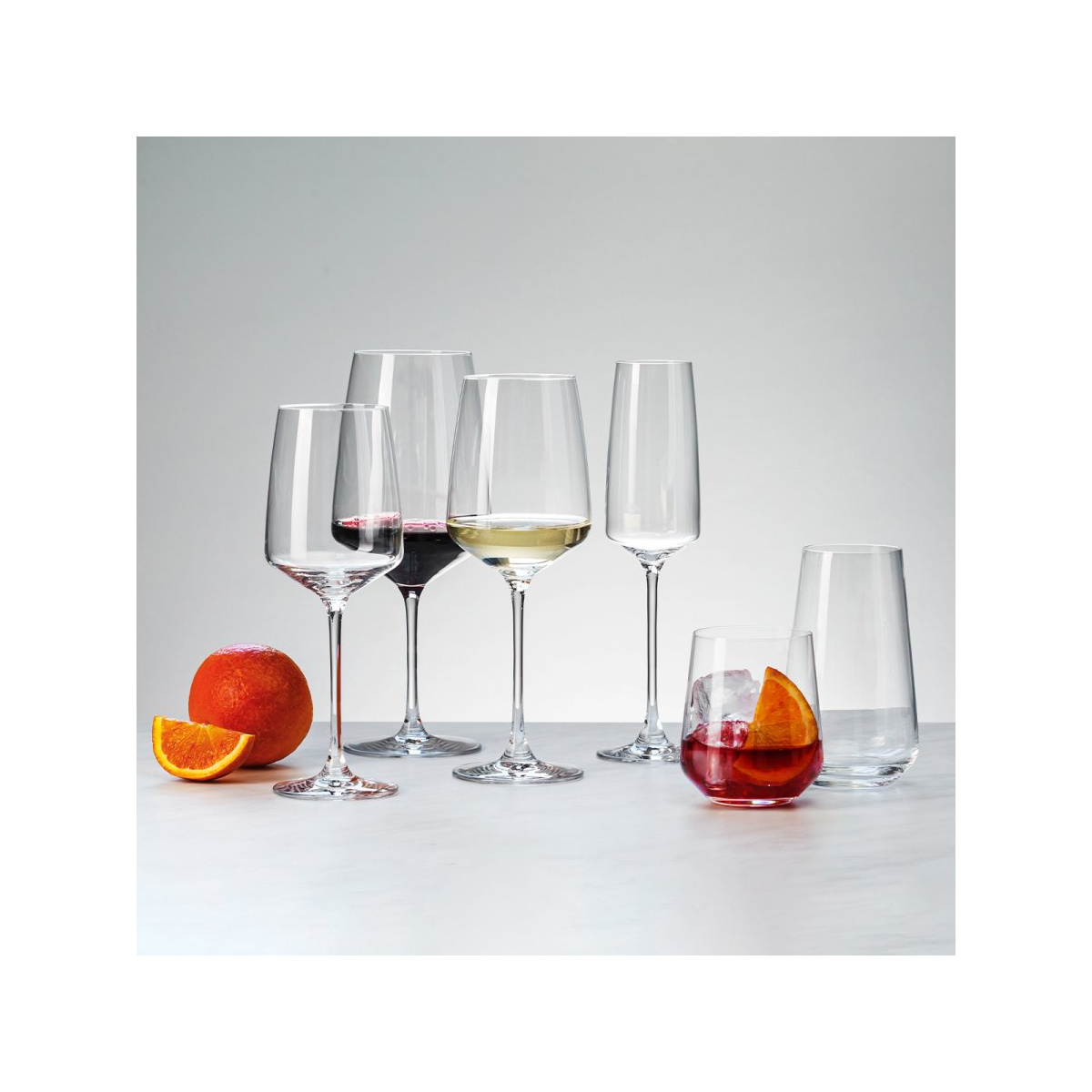 Weißweingläser 400 ml 4er-Set - Century Glas Lunasol