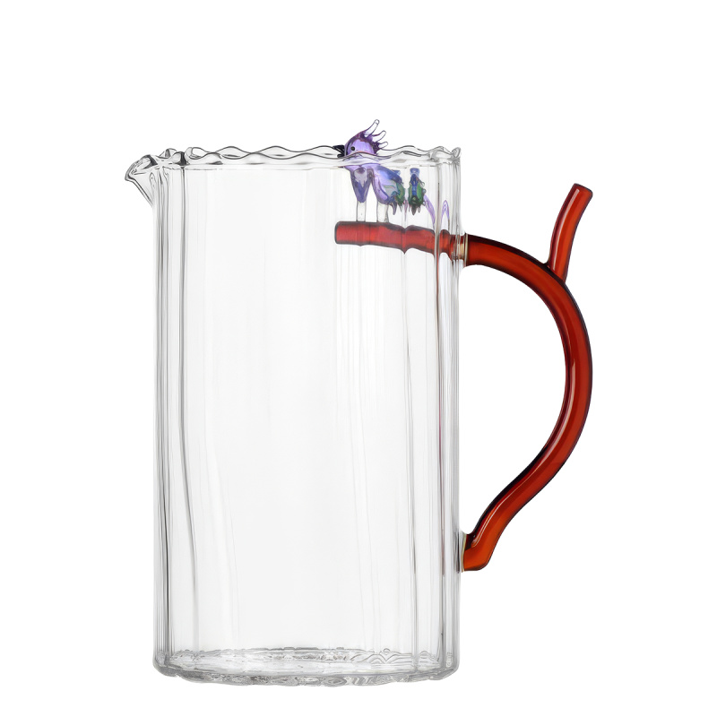Pitcher with blue kakadu | Ichendorf