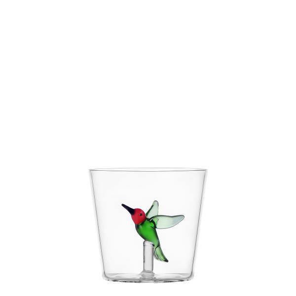 Glass with hummingbird | Ichendorf