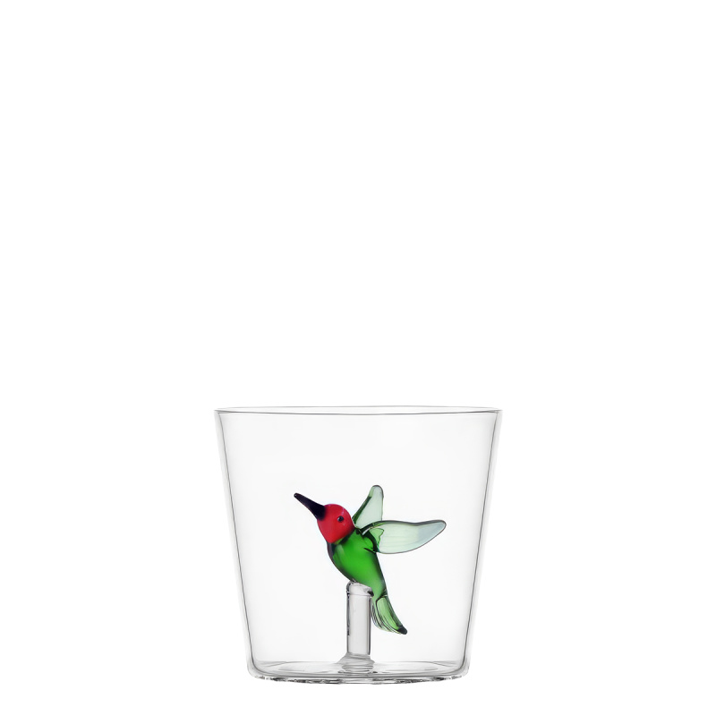 Glass with hummingbird | Ichendorf
