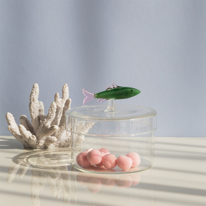 Glass jar with green sardine | Ichendorf