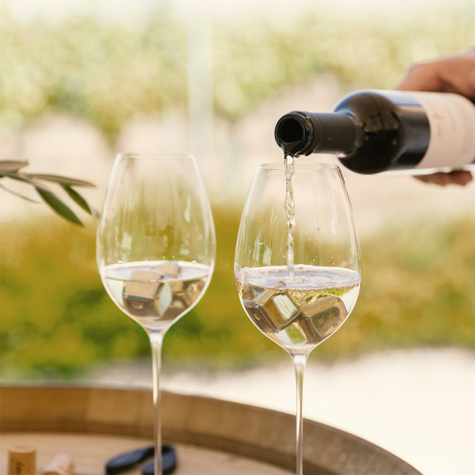 White wine glasses 280 ml set of 2 - FLOW Glas Platinum Line