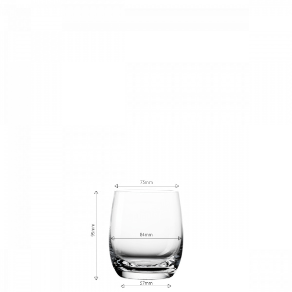 Bicchieri Tumbler 350 ml set 4 pz - Benu Glas Lunasol META Glass