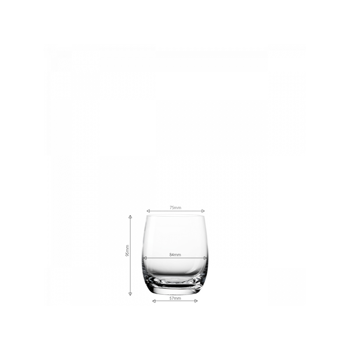 Tumbler glasses 350 ml set of 4 - Benu Glas Lunasol META Glass