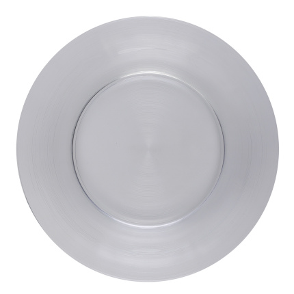 Dinner plate 27 cm set of 4 - Basic Chic Glas