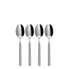 Coffee spoon set 4 pcs – Gallery beige CNS handle satin