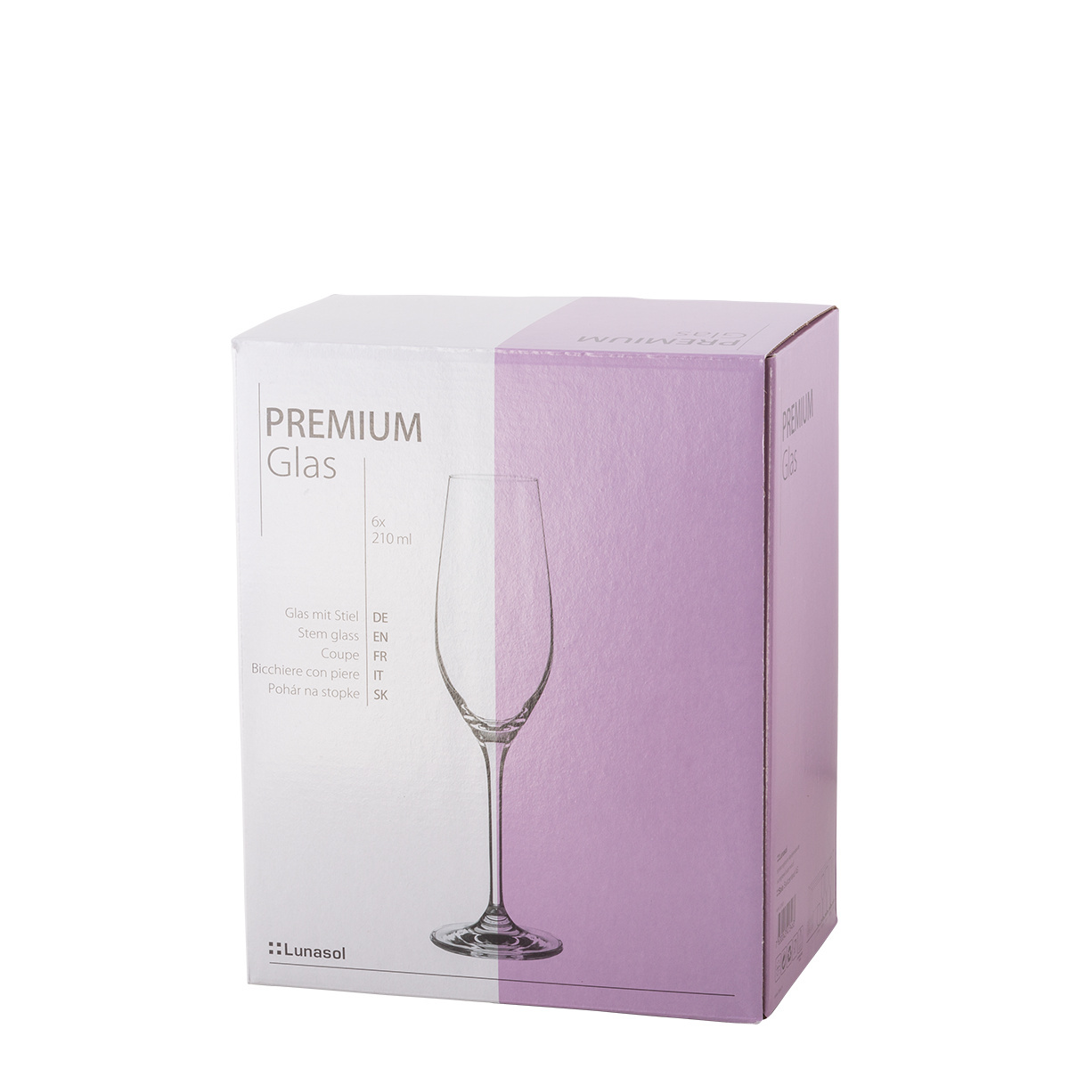 Champagner glasses 210 ml set of 6 - Premium Glas Crystal