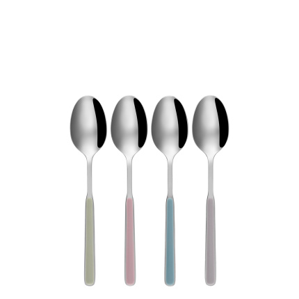 Muesli spoons/dessert spoon set of 4 - Gallery Pastel mix