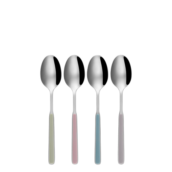 Muesli spoons/dessert spoon set of 4 - Gallery Pastel mix