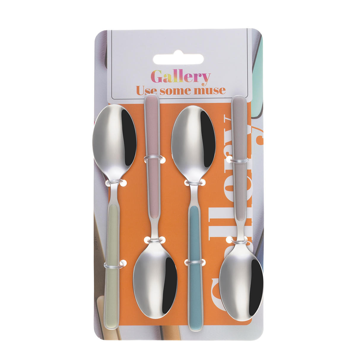 Coffee spoon set 4 pcs - Gallery pastel mix