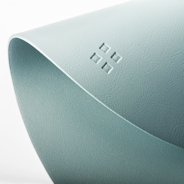 Light blue placemat ø 38 cm – Elements Ambiente