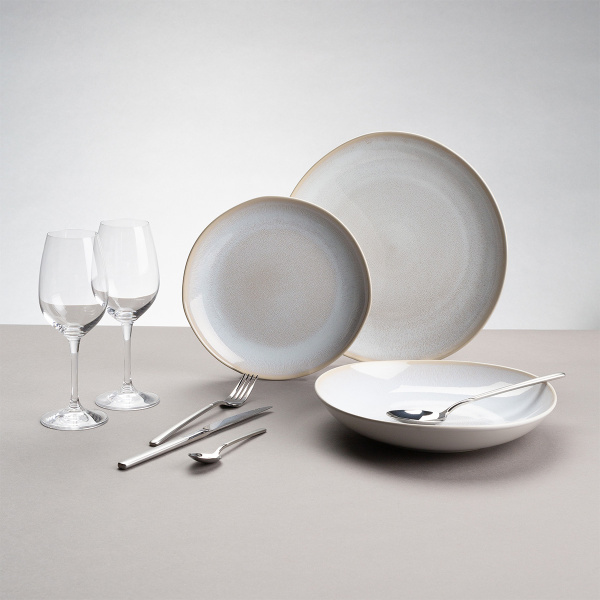 Ceramic plate set 12 pcs – Elements North Organic